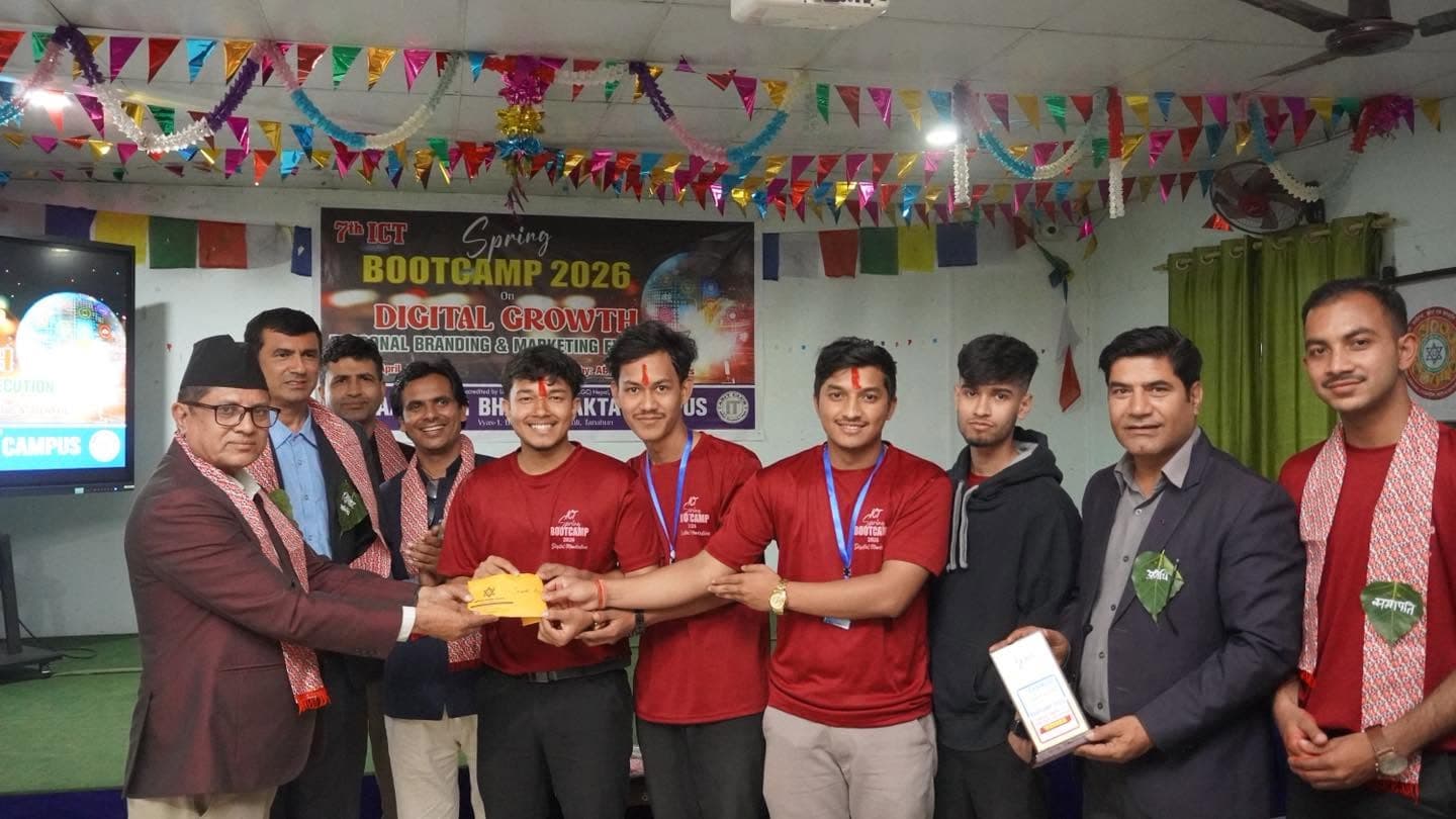 The team placed second in the Digital Marketing bootcamp