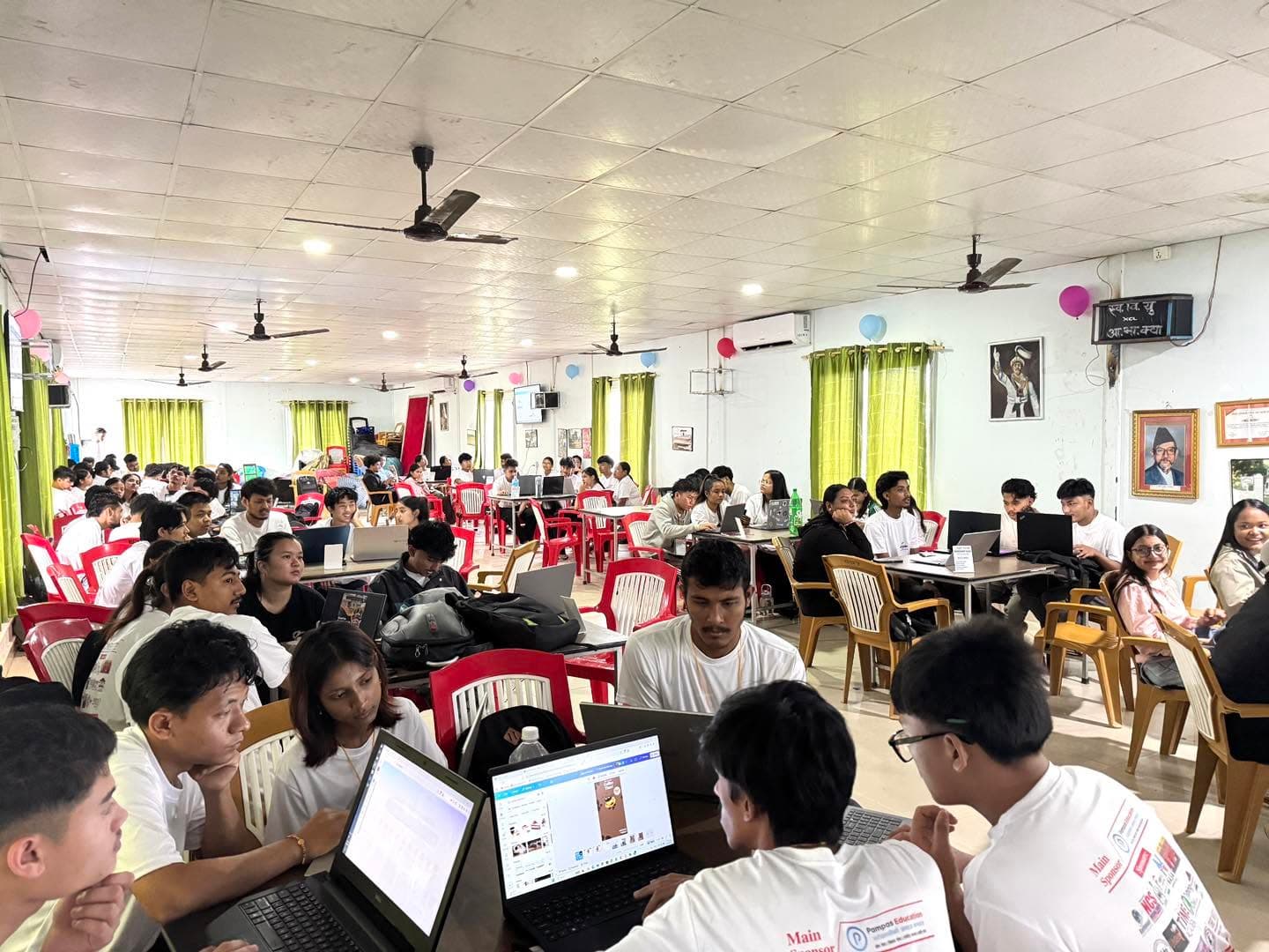 Participants collaborating during a bootcamp session
