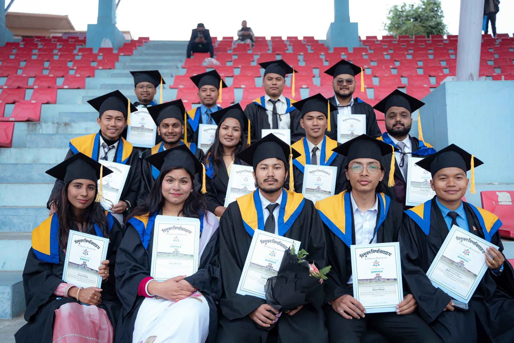 BICTE graduates at the Tribhuvan University convocation