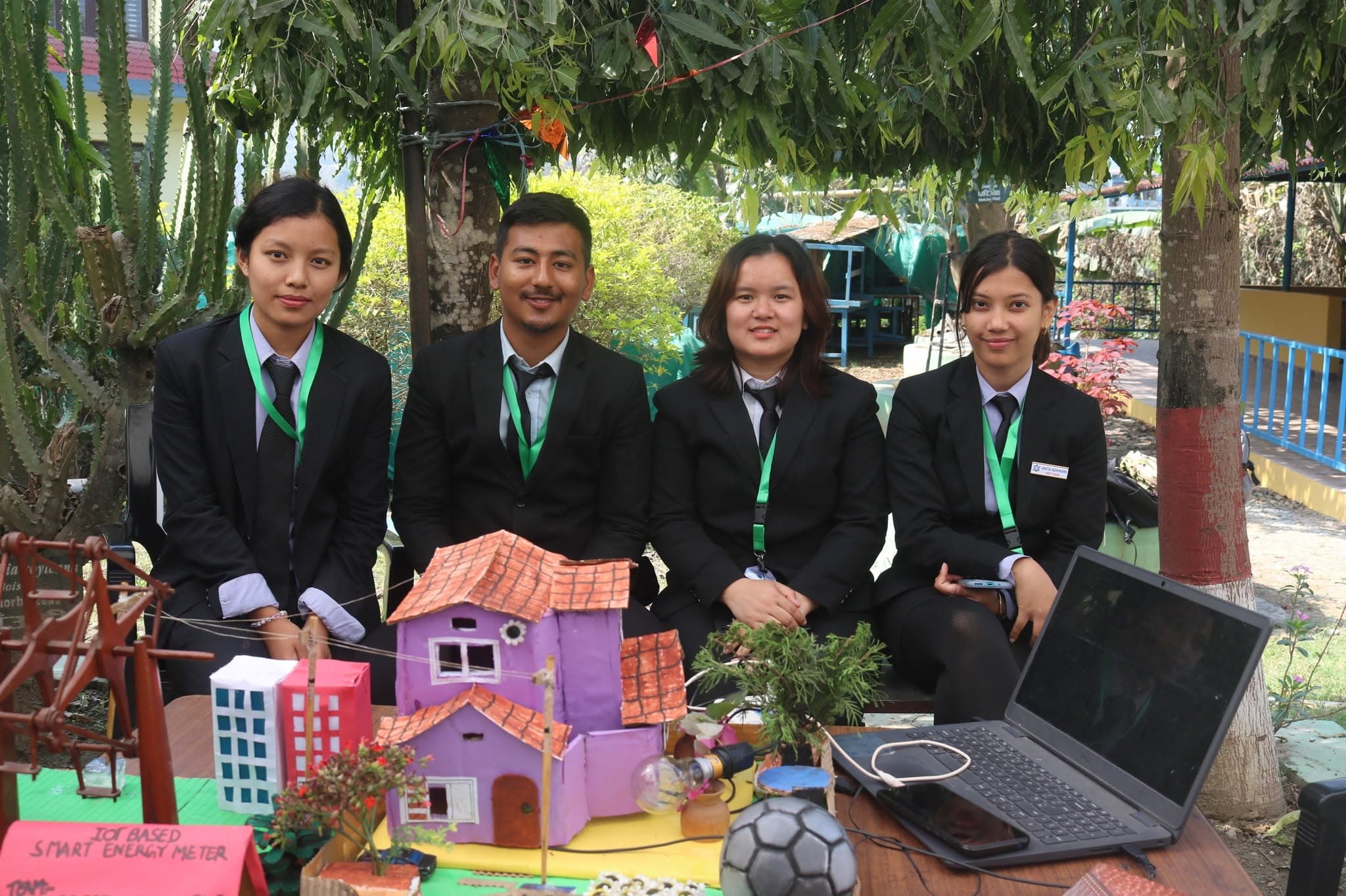 An IoT-based smart energy meter presented at the exhibition