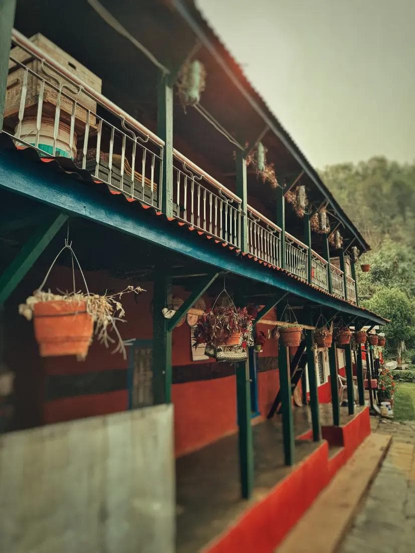 A homestay verandah at TutePani